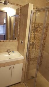 Kúpeľňa v ubytovaní Apartament Unii Europejskiej