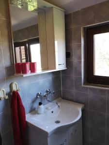 Koupelna v ubytování Apartmani Pilon
