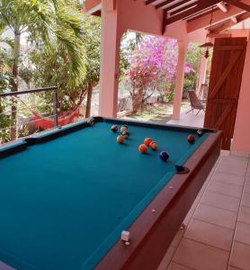 Biliár nebo kulečník v ubytování Martinique hostel