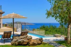 Bazén v ubytování Anemos Elounda Villas nebo v jeho okolí