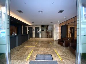 Vstupní hala nebo recepce v ubytování Hotel Leuka