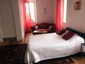 Postel nebo postele na pokoji v ubytování Au Plech + 13 fotografií