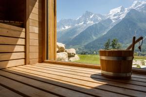 Nespecifikovaný výhled na hory nebo výhled na hory při pohledu z bed and breakfast
