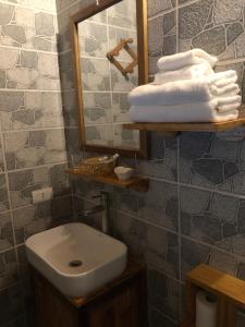 Ванная комната в Mai Chau Green Ecohouse