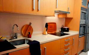 Kuchnia lub aneks kuchenny w obiekcie Apartamento de lujo en La Isla del Fraile