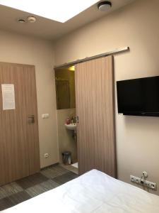Kúpeľňa v ubytovaní Hostel Promenada + 36 fotografií