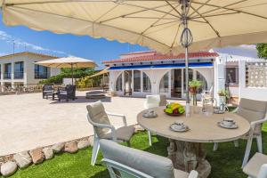 A patio or other outdoor area at Villa Es Mirador de ses Altines