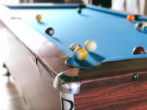 
A pool table at The Chic Lipe
