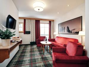 TV a/nebo společenská místnost v ubytování Hotel Pichlmayrgut