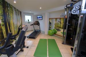 Fitness centrum a/nebo fitness zařízení v ubytování Hotel Krone