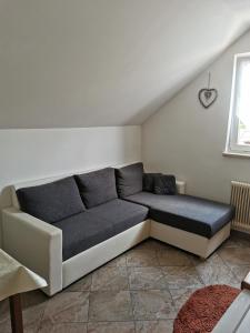 sala de estar con sofá en una habitación en APARTMAN i SOBA HADELA en Sveti Martin na Muri