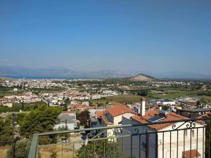 a view of a city from a building at Iliothea in Nafplio