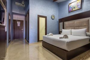Ένα ή περισσότερα κρεβάτια σε δωμάτιο στο Hotel Jibal Chaouen