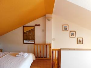 Postel nebo postele na pokoji v ubytování Apartments Villa Serventi