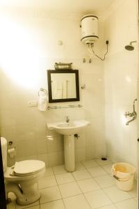 Koupelna v ubytování Haveli Katkoun