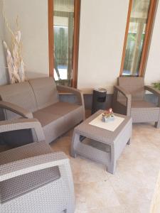 Posedenie v ubytovaní Villa Rigo Panzió