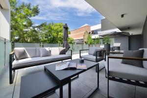 PREMIUM Wellness & Wine Hotel Znojmo的休息区