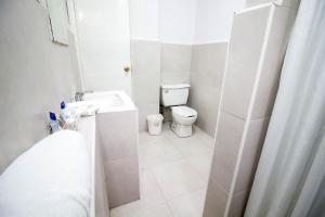 Koupelna v ubytování Hotel Posada Tierra Blanca