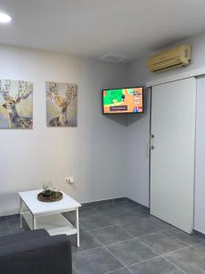 Televízia a/alebo spoločenská miestnosť v ubytovaní Apartamento centrico en Puerto del Rosario