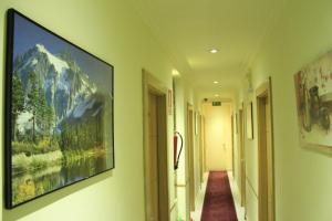 A television and/or entertainment centre at Hostal Inter Puerta del Sol AUTO CHECK IN