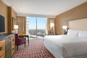 Postel nebo postele na pokoji v ubytování Fairmont Austin