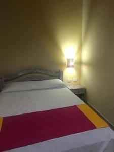 Cama ou camas em um quarto em Pousada Hibiscus