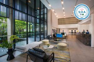 Posezení v ubytování Somerset Ekamai Bangkok