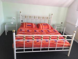Postel nebo postele na pokoji v ubytování Pension Barborka