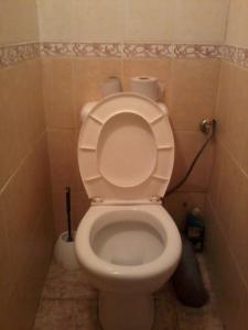 Koupelna v ubytování Квартира в центре.