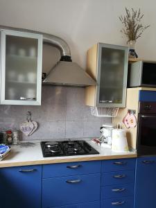 Kuchyň nebo kuchyňský kout v ubytování Apartment Nela