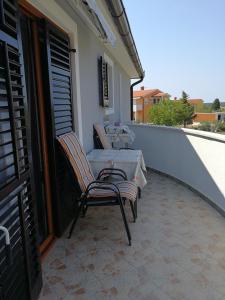 Balkón nebo terasa v ubytování Apartment Nela
