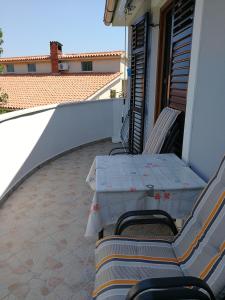 Balkón nebo terasa v ubytování Apartment Nela