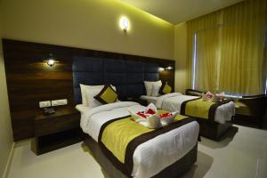 Hotel Le Grande客房内的一张或多张床位