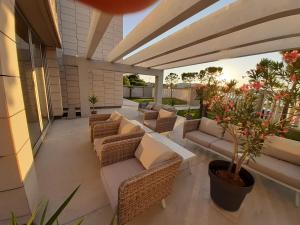 Posezení v ubytování St.Barth Apartments