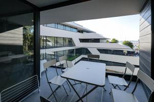 Balkón alebo terasa v ubytovaní Marina Apartman Hotel