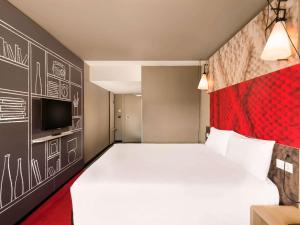 Posteľ alebo postele v izbe v ubytovaní ibis Budapest Castle Hill