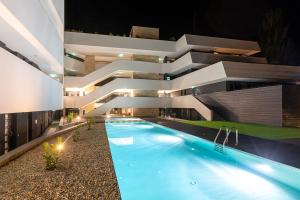 Bazén v ubytovaní Marina Apartman Hotel alebo v jeho blízkosti