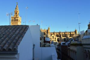 Výhľad na mesto Sevilla alebo výhľad na mesto priamo z apartmánu