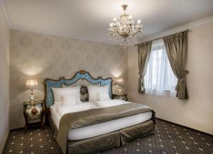 Postel nebo postele na pokoji v ubytování Château Šanov + 37 fotografií