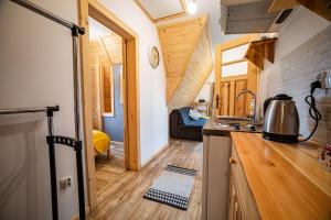 Kuchyňa alebo kuchynka v ubytovaní Apartament Stary Mlyn