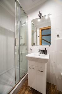 Kúpeľňa v ubytovaní Apartament Stary Mlyn