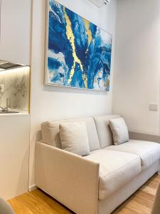 A seating area at La Ripa Camere Vernazza - Stradivari Apartment