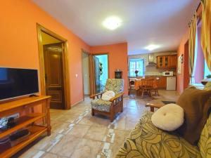 Телевизор и/или развлекательный центр в Apartamentos Turísticos Rosa