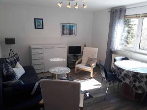 Istumisnurk majutusasutuses Ferienwohnung Suetovius