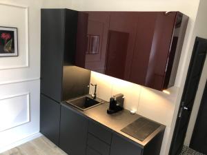 Kuchyňa alebo kuchynka v ubytovaní Villa Julius Sopot