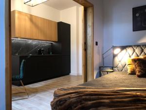 Posteľ alebo postele v izbe v ubytovaní Villa Julius Sopot