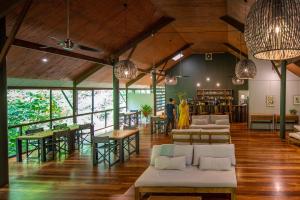 Posezení v ubytování Daintree Ecolodge