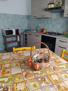 Kuchyň nebo kuchyňský kout v ubytování Terrazza del Poggio