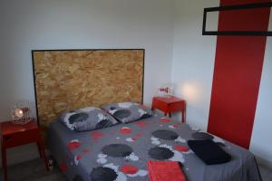 Postel nebo postele na pokoji v ubytování Gîte La Cabotte Rullyotine