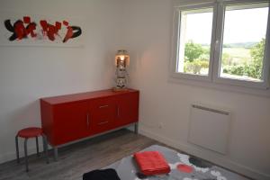Postel nebo postele na pokoji v ubytování Gîte La Cabotte Rullyotine